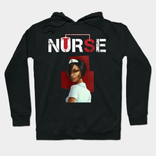 Womens RN CNA LPN Nurse Gifts Black Nurses T-Shirt Hoodie